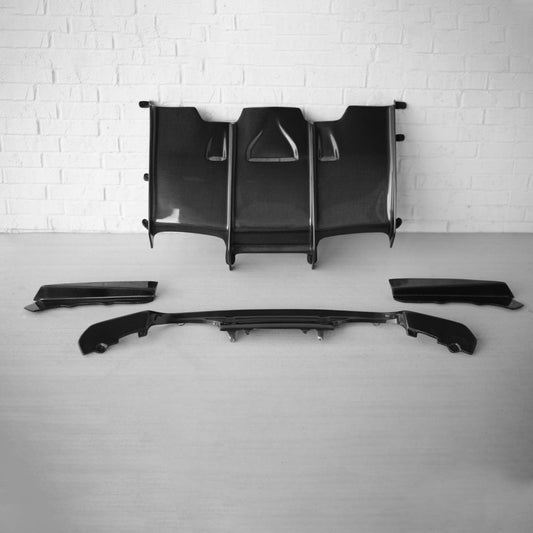 PSM Style Carbon Fiber Rear Diffuser - BMW F80 M3, F82/F83 M4 | Palenon Performance - Graveyard Performance