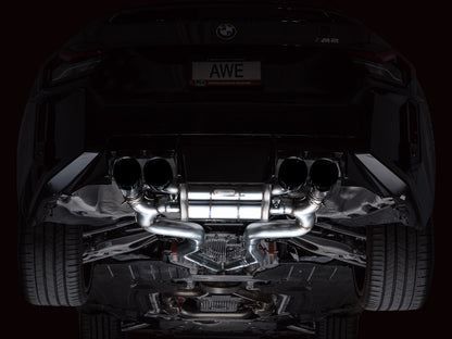AWE Tuning 23-24 BMW G87 M2 SwitchPath Edition Exhaust - Diamond Black Tips