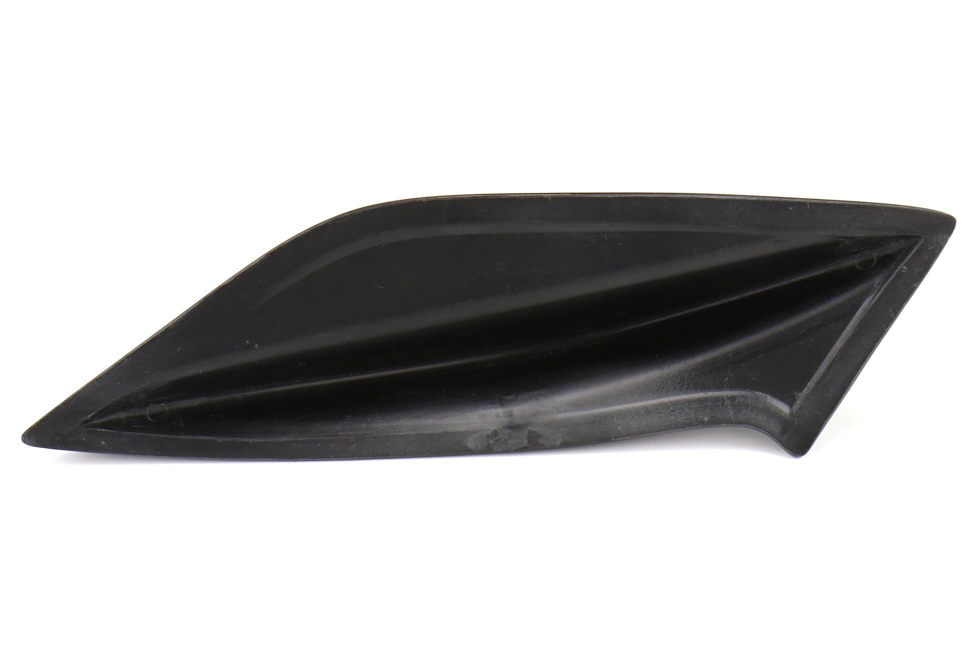 OLM STI Spoiler Side Fins - Crystal Black Silica / Raven - 2015-2021 Subaru WRX / STI - Graveyard Performance