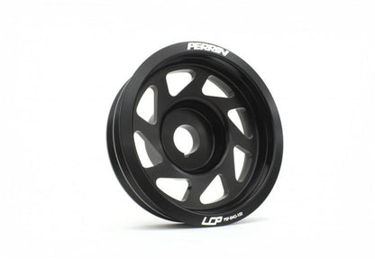 PERRIN 93-14 Subaru Impreza (Incl. 02-14 WRX) / 04-21 STI Lightened Crank Pulley - Black - Graveyard Performance