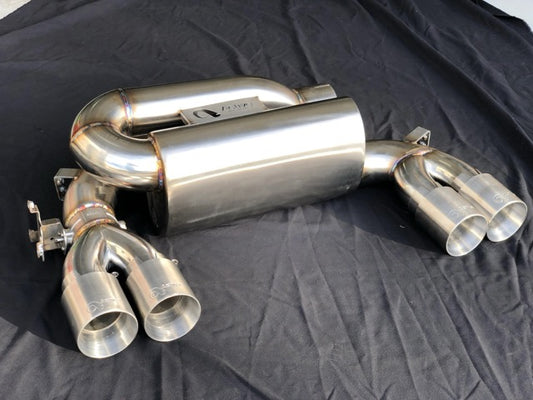 Active Autowerke F8X M3 M4 Signature Exhaust System includes Active F-brace - Matte Black - Graveyard Performance