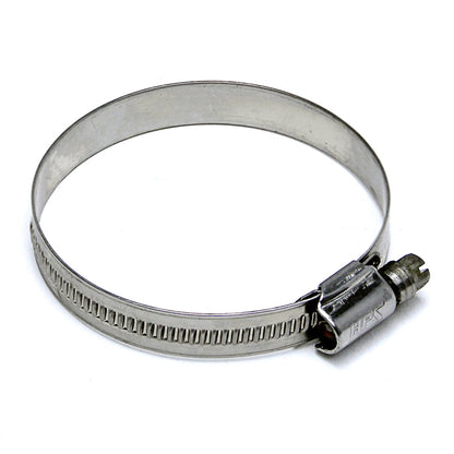 HPS Stainless Steel Embossed Hose Clamps Size 56, 2pcs Pack, 3-1/8" - 4" (80mm-100mm)
