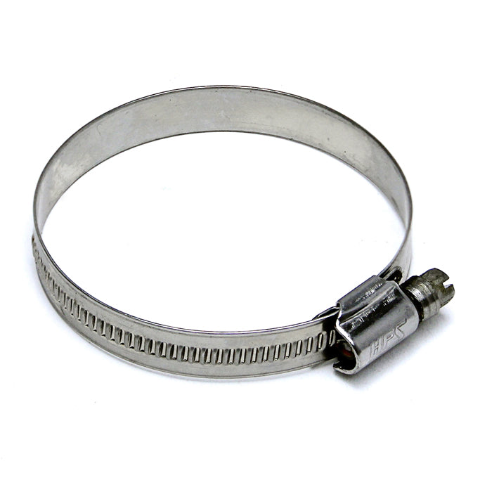 HPS Stainless Steel Embossed Hose Clamps Size 64, 2pcs Pack, 4" - 4-1/2" (100mm-114mm)