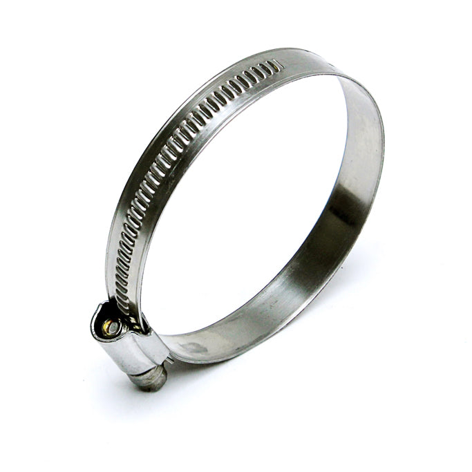 HPS Stainless Steel Embossed Hose Clamps Size 44, 2pcs Pack, 2-3/8" - 3-1/8" (60mm-80mm)