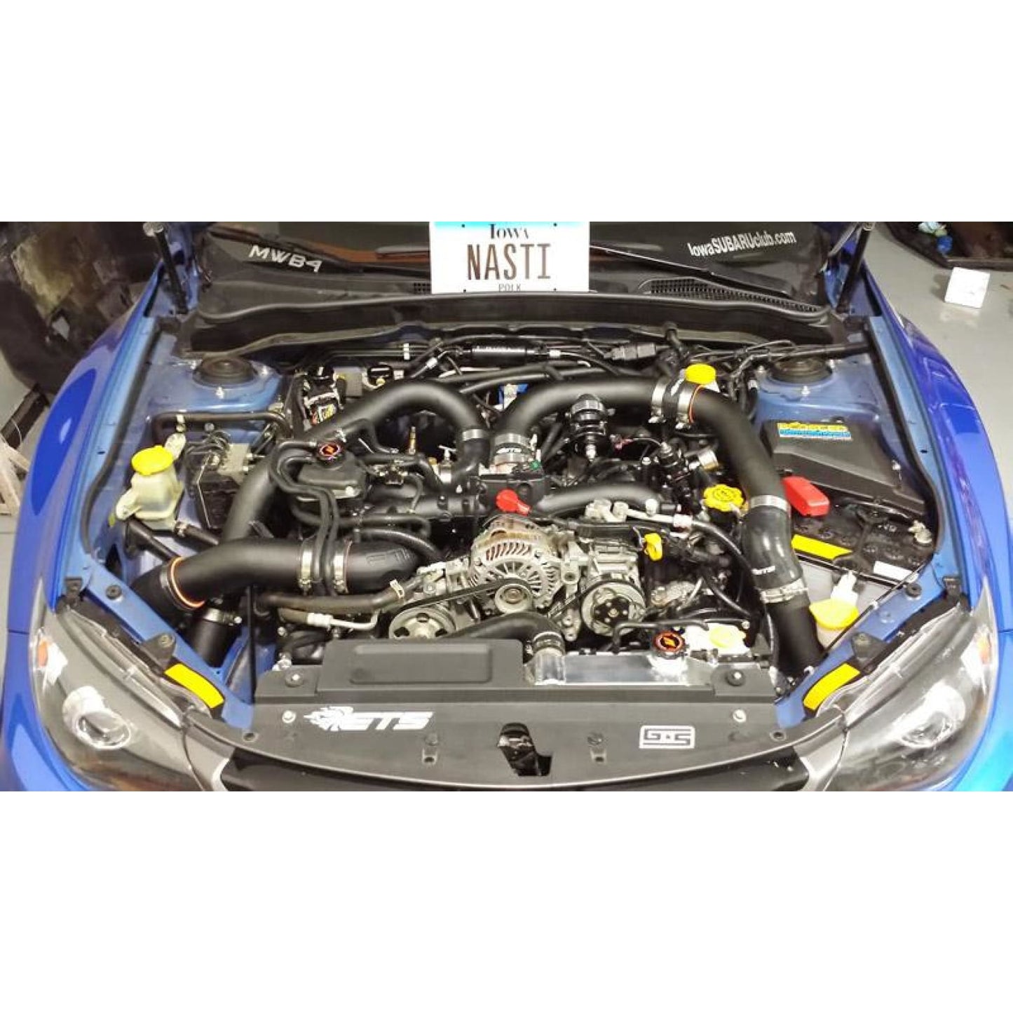 ETS 08-14 Subaru STI Intake - Wrinkle Black