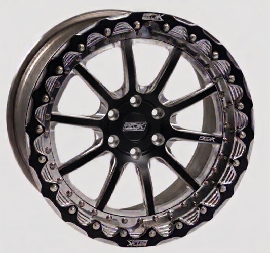 Belak 17x10.5 / 8.25in BS / 6x135mm BP / Low Pad / Series 4 - Single Beadlock Wheel w/ Billet Lip