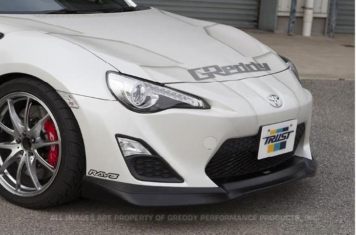 GReddy 13-16 Scion FR-S GRacer Aero-Style Hard Urethane Front Lip Spoiler - Graveyard Performance