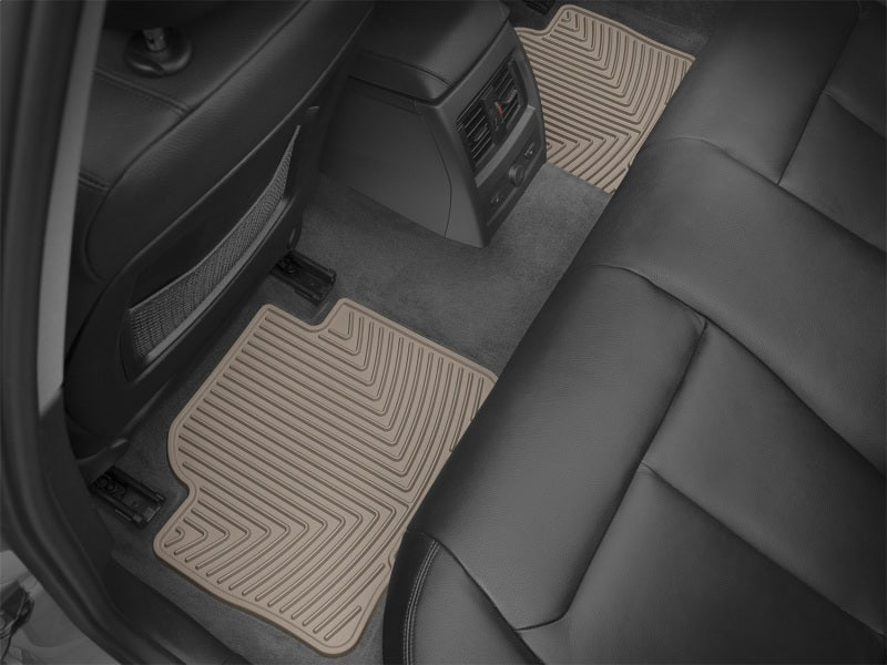 WeatherTech 12+ BMW 3-Series (F30) Rear Rubber Mats - Tan - Graveyard Performance