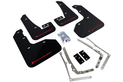 Rally Armor 15-17.5 MKVII VW Golf R Black UR Mud Flap w/Red Logo - Graveyard Performance