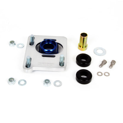 BBK 94-04 Mustang Caster Camber Plate Kit - Silver Anodized Finish - Graveyard Performance