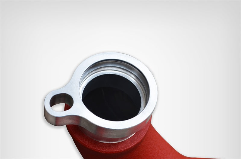 Injen 15-16 BMW M3(F80)/M4 (F82/83) 3.0L L6 Twin Turbo 2PC Aluminum Int. Charge Pipe - Wrinkle Red - Graveyard Performance