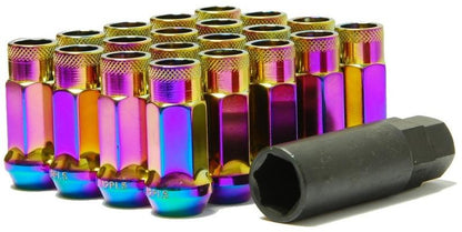Wheel Mate Muteki SR48 Open End Lug Nuts - Neon 12x1.25 48mm - Graveyard Performance