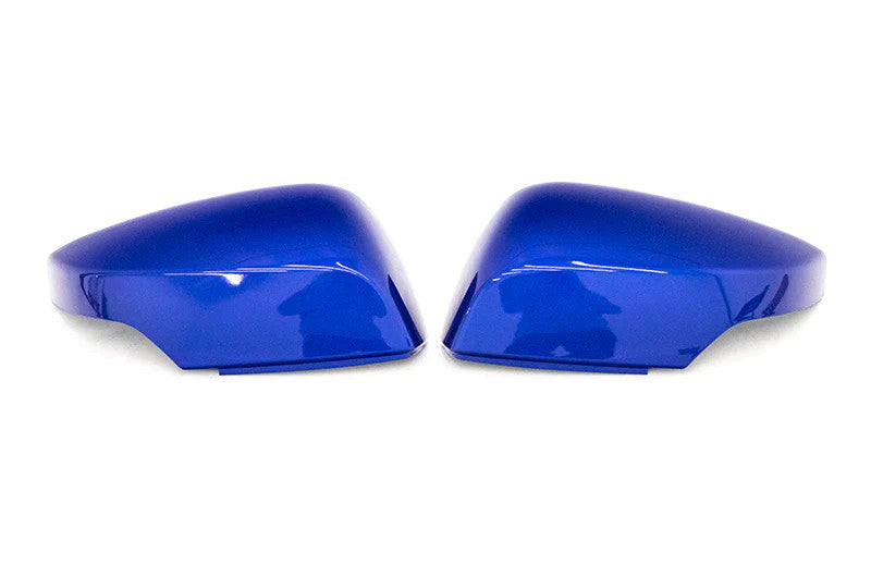 OLM OE Style Mirror Cover with Turn Signal Cutout (Lapis Blue) - 2015+ WRX / STI / 15-17 Crosstrek - Graveyard Performance