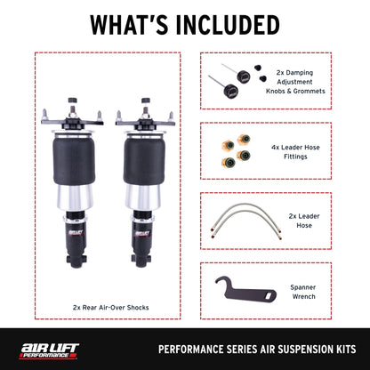 Air Lift Performance 15-21 Subaru WRX (VA) / 15-21 Subaru WRX STI (VA) Rear Air Suspension Kit - Graveyard Performance