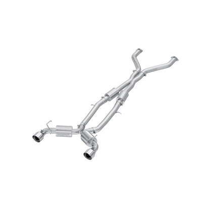 MBRP 23-24 Nissan Z 3.0L Armor Pro T304 Stainless Steel 3in Cat-Back Dual Rear Exit w/ 5in OD Tips - Graveyard Performance