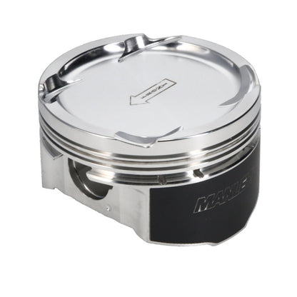 Manley 08+ Mitsubishi Evo X (4B11T) 86.5mm +.5mm Oversize Bore 9.0:1 Dish Piston Set with Rings - Graveyard Performance