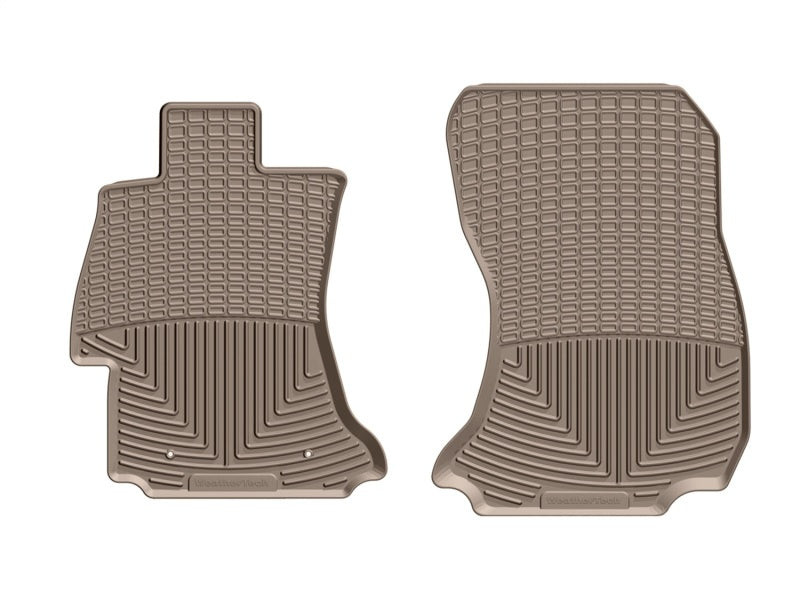 WeatherTech 16+ Subaru Crosstrek Front Rubber Mats - Tan - Graveyard Performance