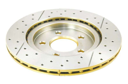 DBA 05-14 Ford Mustang GT Rear Drilled & Slotted Street Series Rotor - Graveyard Performance