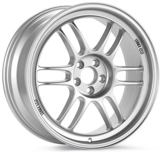 Enkei RPF1 17X10.5 5x114.3 -5mm Offset 75mm Bore Silver Wheel (MOQ 40)