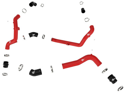 aFe 22-23 Ford Explorer BladeRunner Aluminum Hot and Cold Charge Pipe Kit - Red - Graveyard Performance