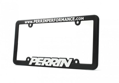 PERRIN License Plate Frame - Black w/White Lettering - Graveyard Performance