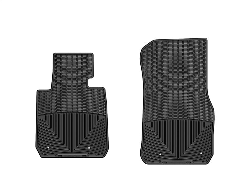 WeatherTech 12+ BMW 3-Series (F30) Front Rubber Mats - Black - Graveyard Performance