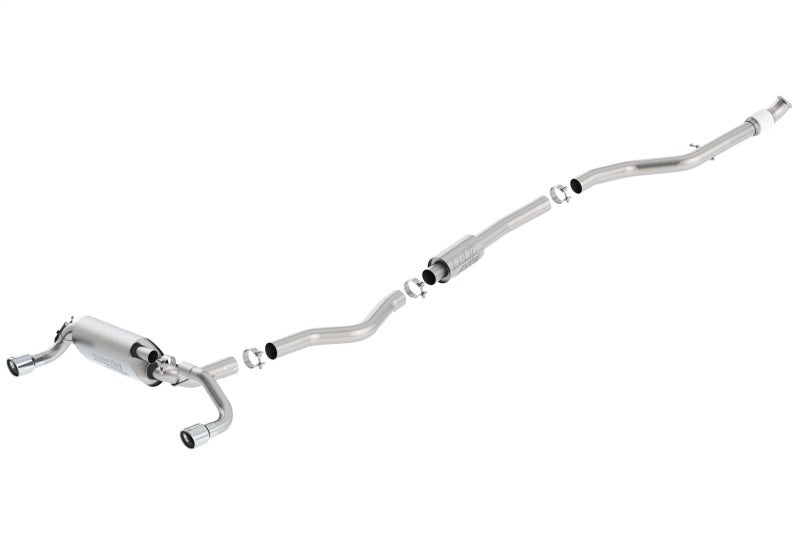Borla 13-16 BMW 335i / 435i Atak Cat back SS 3.0in, 2.25in 3.5in Tip Single Rolled - Graveyard Performance