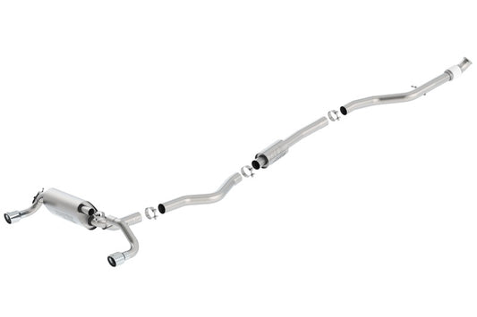 Borla 13-16 BMW 335i / 435i Atak Cat back SS 3.0in, 2.25in 3.5in Tip Single Rolled - Graveyard Performance