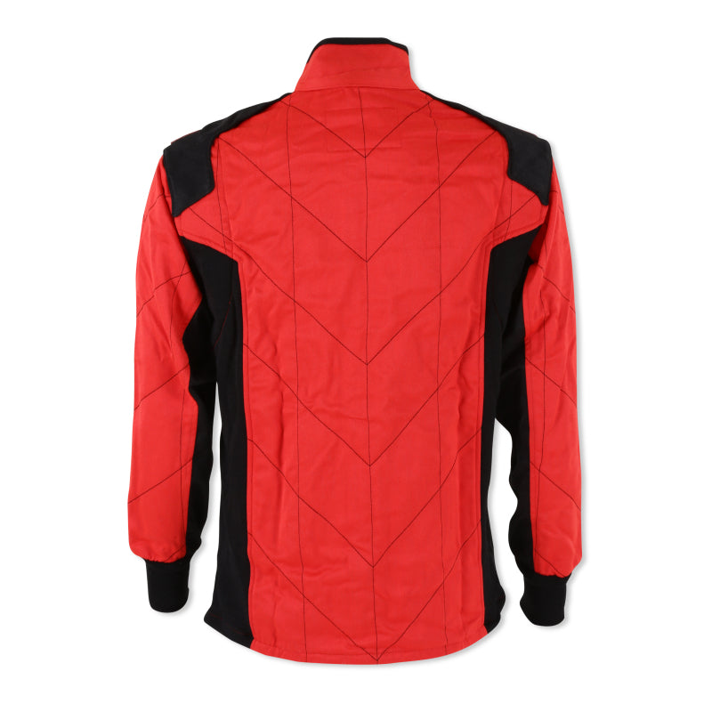 RaceQuip Red Chevron-5 Jacket SFI-5 - Medium - Graveyard Performance