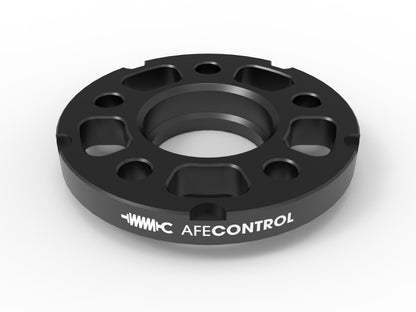 aFe CONTROL Billet Aluminum Wheel Spacers 5x112 CB66.6 18mm - Toyota GR Supra/BMW G-Series - Graveyard Performance