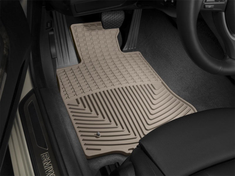 WeatherTech 12+ BMW 6-Series Front Rubber Mats - Tan - Graveyard Performance