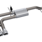 QTP 14-18 Chevy Silverado 1500 4.8L/5.3L EC/CC SB 304SS Screamer Cat-Back Side Exit w/4.5in Tips