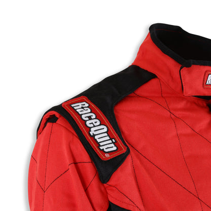 RaceQuip Red Chevron-5 Jacket SFI-5 - Medium - Graveyard Performance