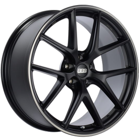 BBS CI-R 20x11.5 5x112 ET40 Satin Black Polished Rim Protector Wheel -82mm PFS/Clip Required - Graveyard Performance