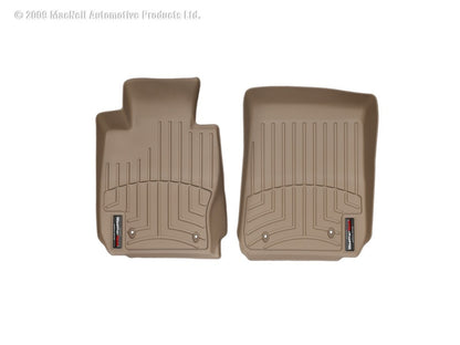 WeatherTech 06-12 BMW 328xi Front FloorLiner - Tan - Graveyard Performance