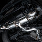 AWE MK8 Volkswagen Golf R 3in Touring Edition Quad Exhaust - Diamond Black Tips