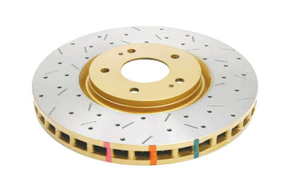DBA 03-05 Evo 8/9 Front Drilled & Slotted 4000 Series Rotor - Graveyard Performance