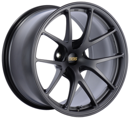 BBS RI-A 19x9 5x130 ET50 CB71.6 Matte Graphite Wheel -82mm PFS/Clip Required - Graveyard Performance