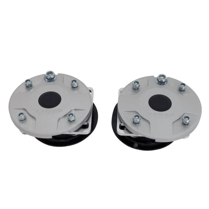 BBK 05-14 Mustang Caster Camber Plate Kit - Silver Anodized Finish - Graveyard Performance