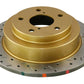 DBA 02-06 WRX / 98-07 Impreza 2.5L RS Rear Drilled & Slotted 4000 Series Rotor