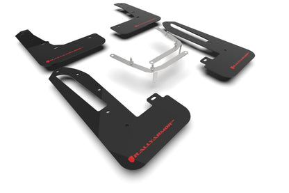 Rally Armor 23-26 Honda Civic Type R Black Mud Flap Red Logo - Graveyard Performance