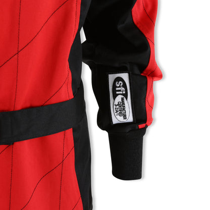 RaceQuip Red Chevron-1 Suit - SFI-1 XL - Graveyard Performance