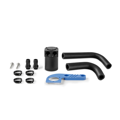 Mishimoto 15-20 BMW F8X M3/M4 Baffled Oil Catch Can - Yas Marina Blue - Graveyard Performance