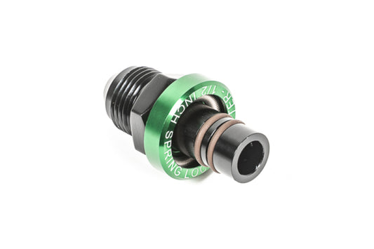 Radium Engineering 8AN Male to 1/2in Spring Lock Male Adapter Fitting - Graveyard Performance