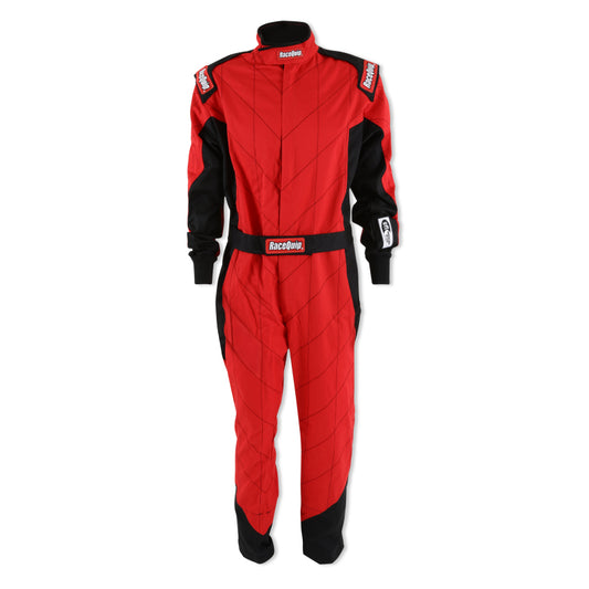 RaceQuip Red Chevron-1 Suit - SFI-1 3XL