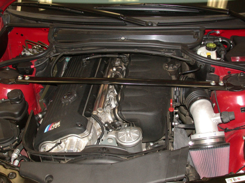 K&N 01-05 BMW M3 E46 Wrinkle Black Typhoon Short Ram Intake - Graveyard Performance