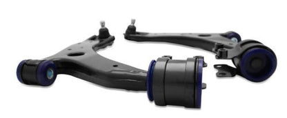 SuperPro 2004 Mazda 3 i Front Lower Control Arm Set w/ Bushings - Graveyard Performance