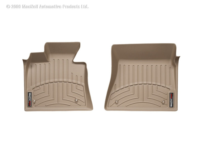 WeatherTech 14+ BMW 4-Series Front FloorLiner - Tan - Graveyard Performance