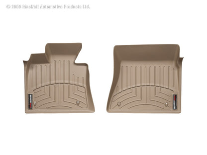 WeatherTech 14+ BMW 4-Series Front FloorLiner - Tan - Graveyard Performance