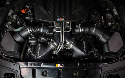 Mishimoto 12-16 BMW F10 M5 Intercooler Pipe Kit Micro Wrinkle Black - Graveyard Performance